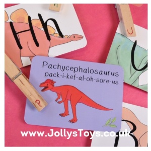 Alphabet of Amazing Dinosaurs Flashcards